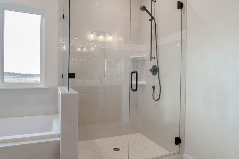 Modern Shower with Glass Walls
